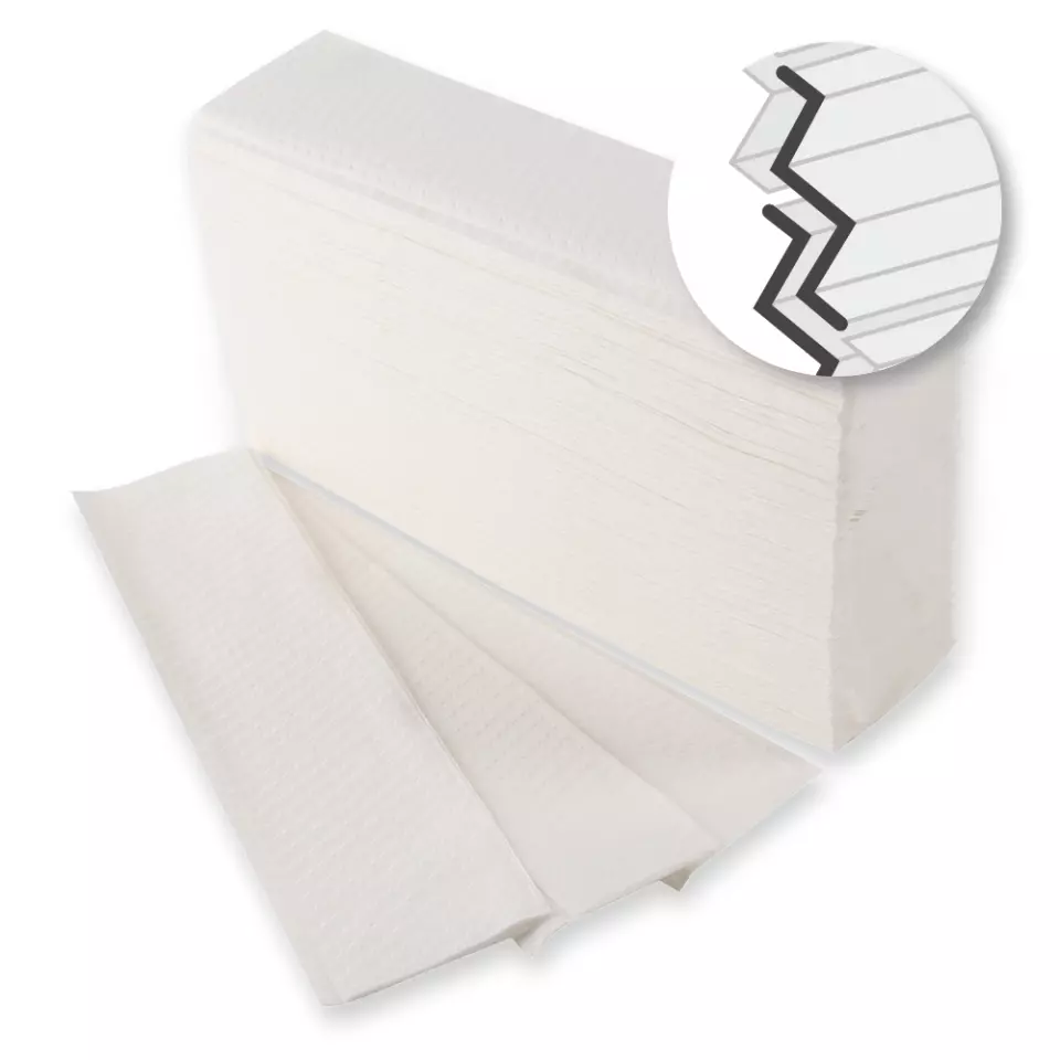 Franz Mensch 30469, Kompakt-Papierhandtücher, 1-lagig, Hochweiß, Zellstoff, image 1, gallery thumbnail