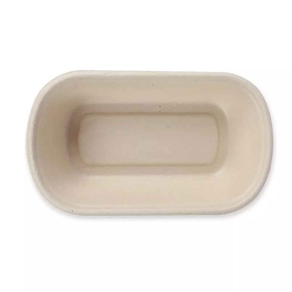 NATUREStar 411515, Bio-Bagasse Snackschalen, 236 x 135 x 55 mm, 800 ml, Oval, image 5, gallery thumbnail