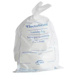 Hygostar 55819, Classic LDPE Laundry Bag, Blue, Printed