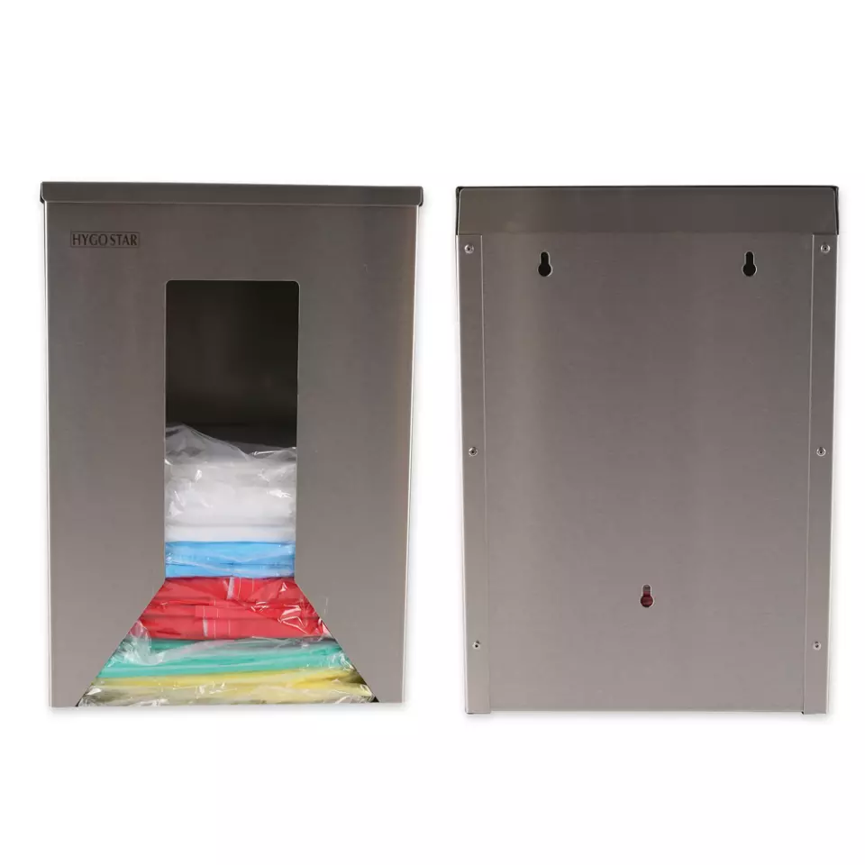 Hygostar 88938, Stainless Steel Gown and Coverall Dispenser, image 2, gallery thumbnail