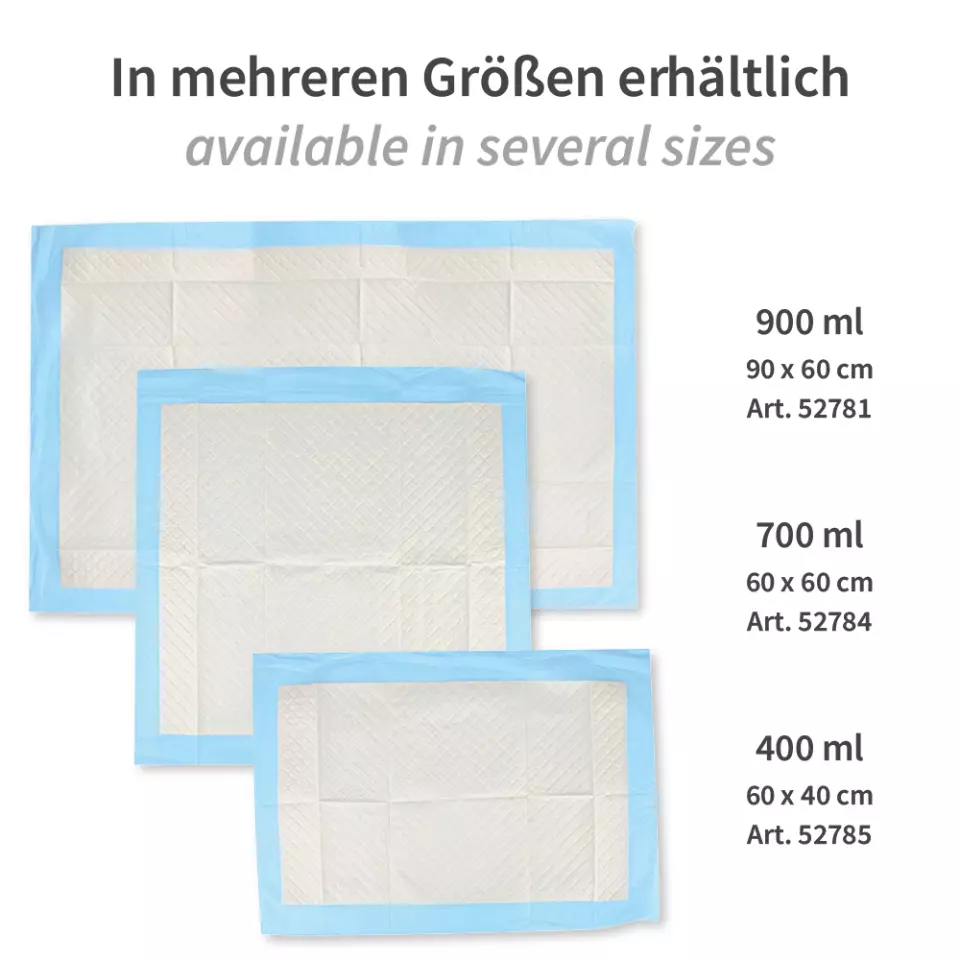 Hygostar 52784, PP/Cellulose/PE Underpads for Beds, 60 x cm, image 5, gallery thumbnail