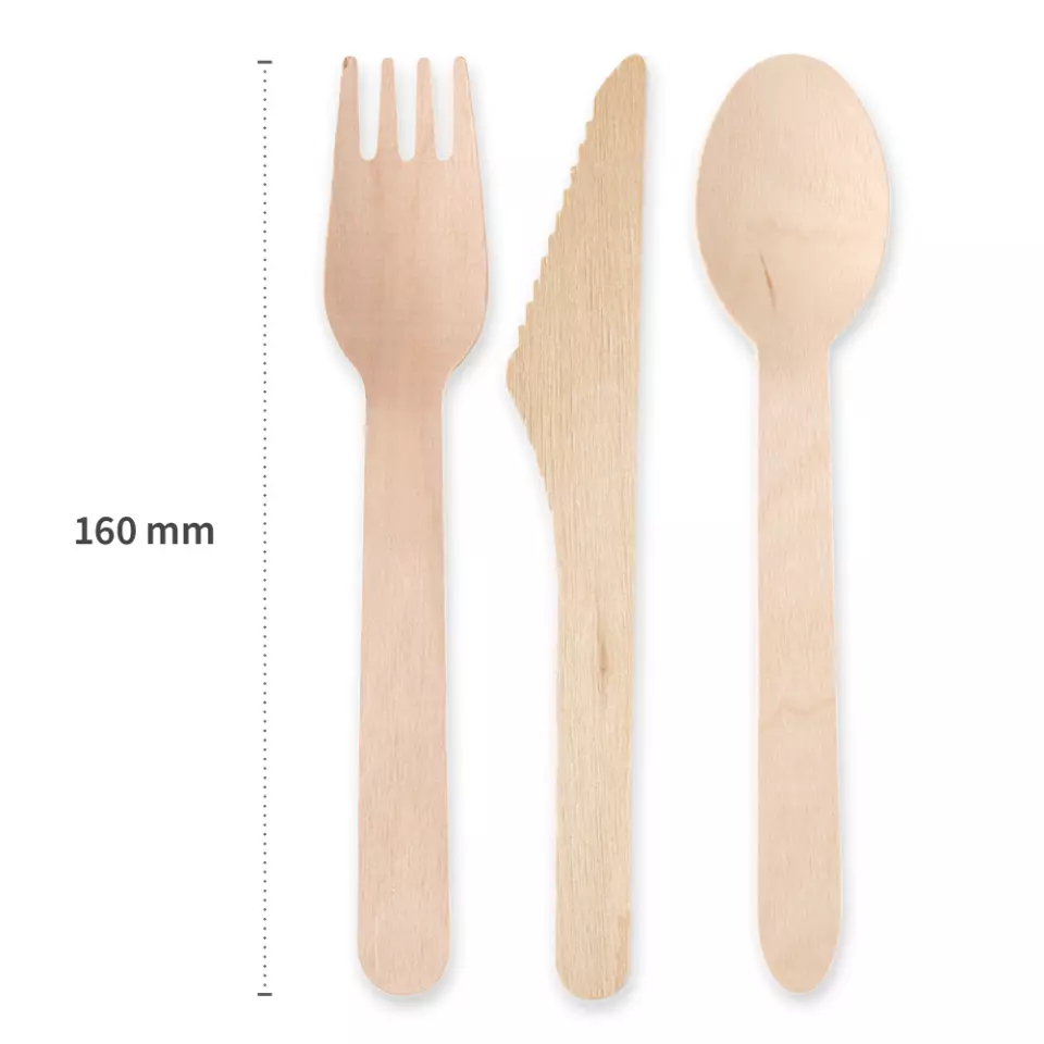 NATUREStar 388603, Dreier Bio-Holz-Besteck-Sets, FSC® 100%, image 3, gallery thumbnail