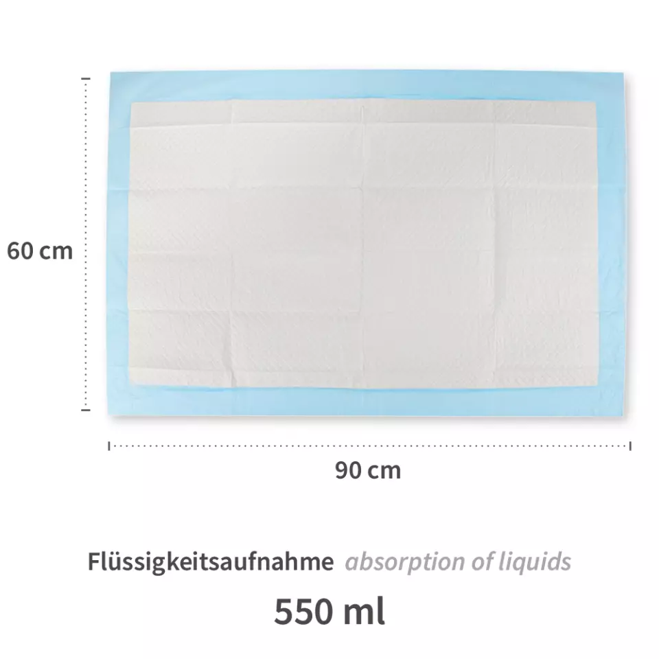 Hygostar 52786, Bed Underpads, 90 x 60 cm, PP/Recycled Paper/PE, image 3, gallery thumbnail