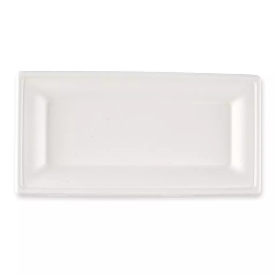 NATUREStar 41010, Bio-Bagasse Teller, 260 x 130 mm, Rechteckig, image 1, gallery thumbnail