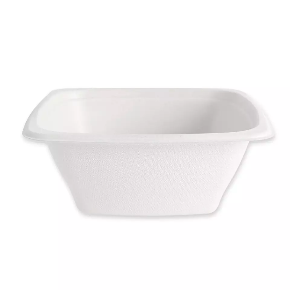 NATUREStar 41176, Quadratische Bio-Bagasse-Schalen, 180 x 70 mm, 950 ml, image 1, gallery thumbnail