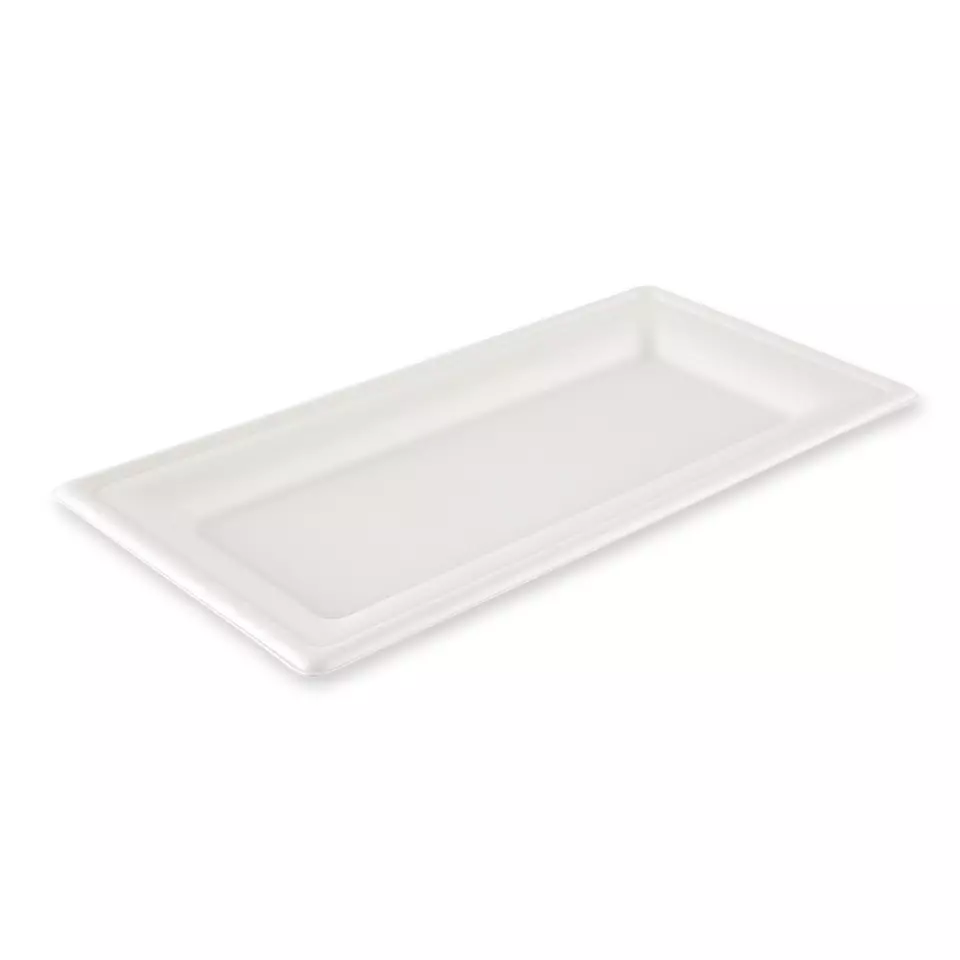 NATUREStar 41010, Bio-Bagasse Teller, 260 x 130 mm, Rechteckig, image 6, gallery thumbnail