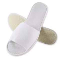 Hygonorm 55511, Classic Slippers, Open, White, Polyester