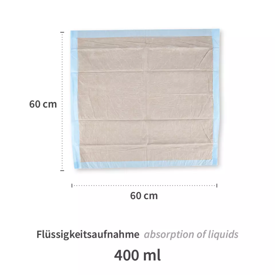 Hygostar 52794, 8-Ply PP/Recycled Cellulose/PE Bed Underpads, 60 x cm, image 3, gallery thumbnail