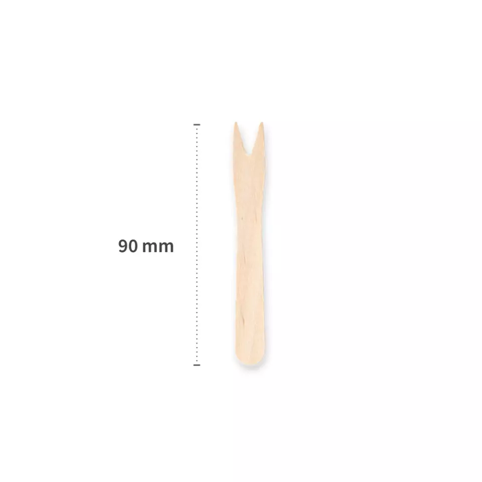 NATUREStar 38851, Bio-Holzgabeln für Pommes, 90 mm, image 2, gallery thumbnail