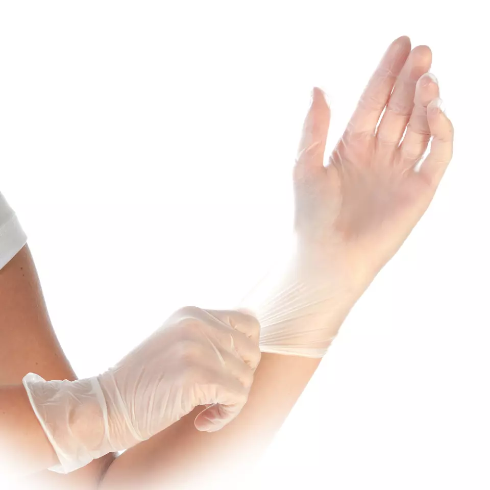 Hygonorm 26902, Ideal Fit Puderfreie Vinyl-Handschuhe, image 1, gallery thumbnail