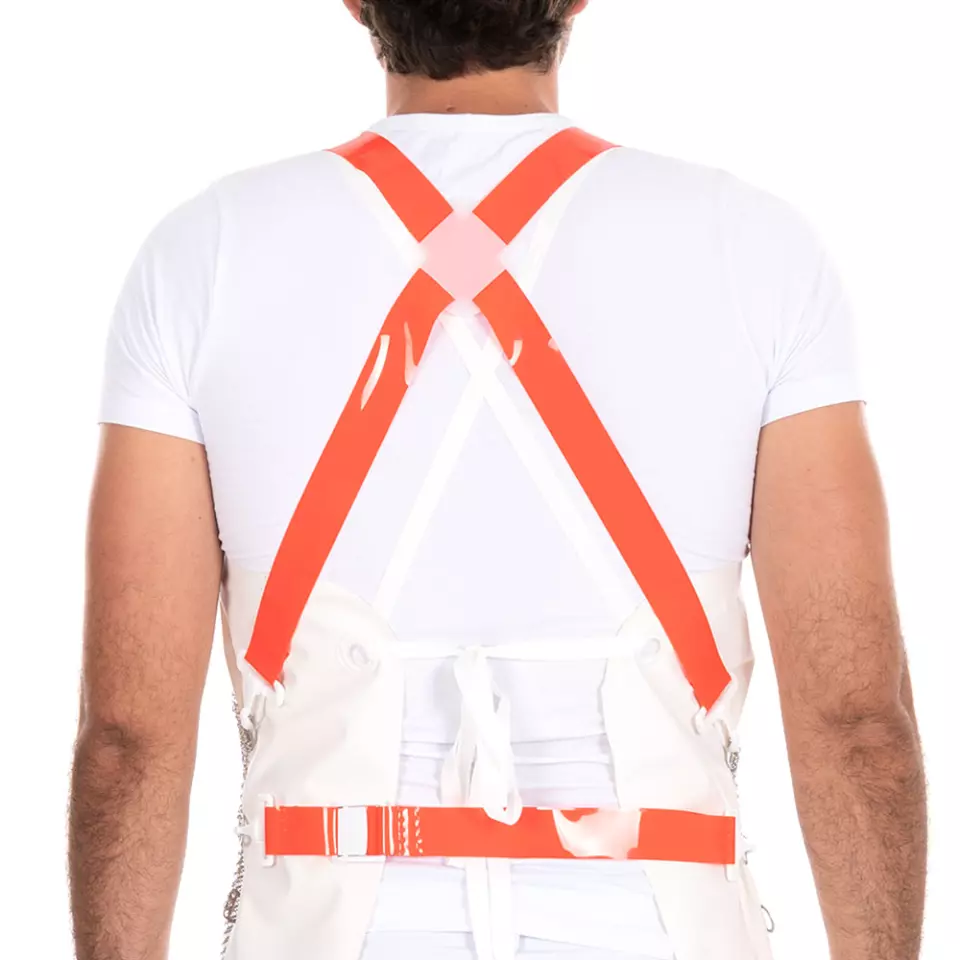 Franz Mensch 33804, Stab Protection Apron, Stainless Steel, 80 x 55 cm, image 5, gallery thumbnail