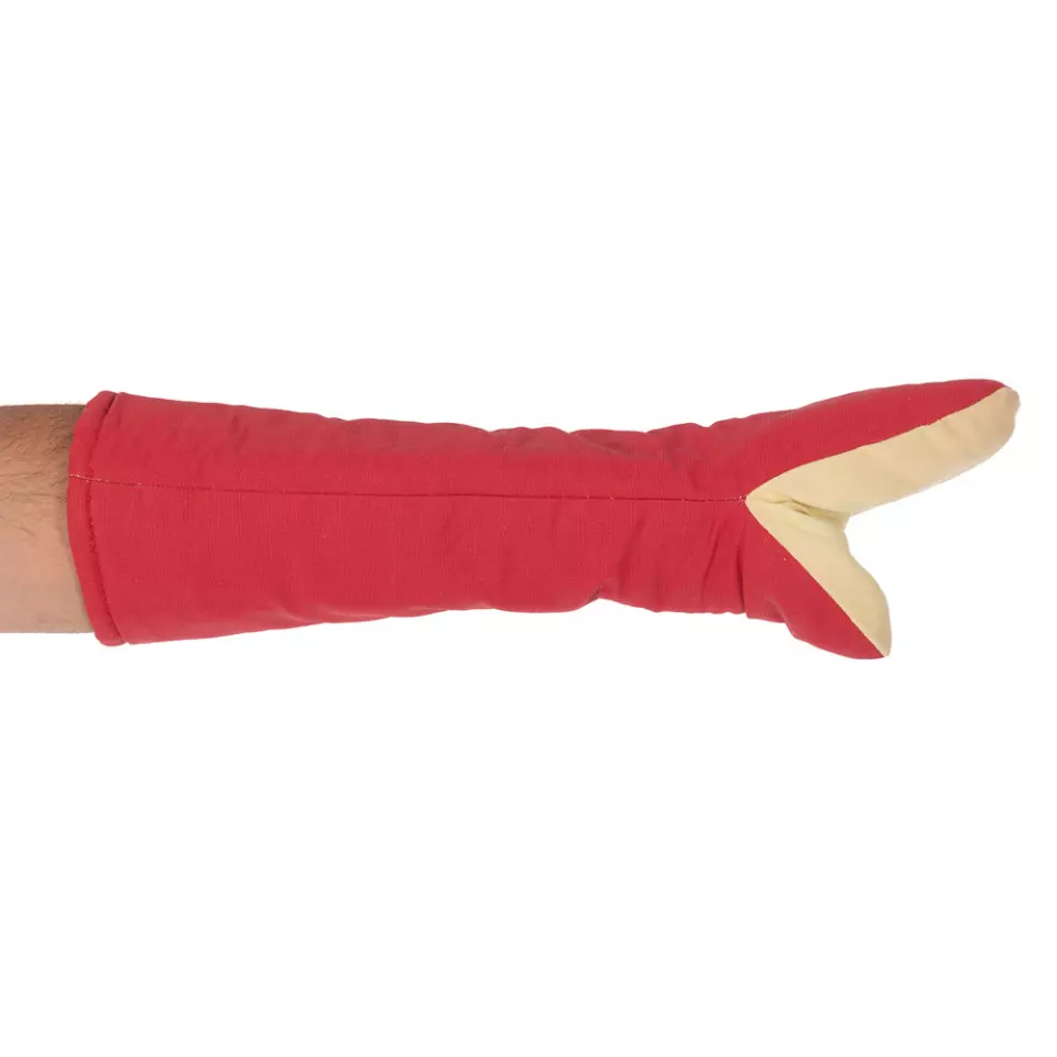 Hygostar 3321, Ovenstar Canvas Ofenhandschuhe, 44 cm, Rot, image 4, gallery thumbnail
