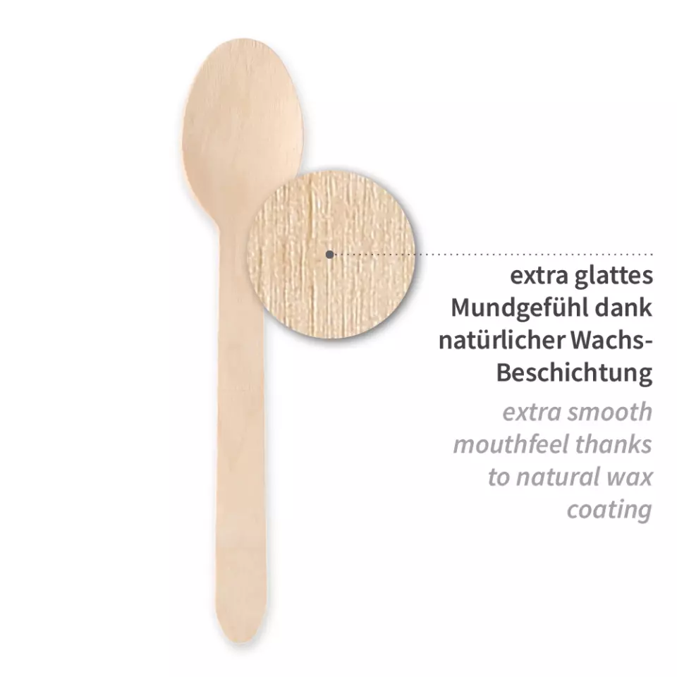 NATUREStar 388622, Bio-Holz Löffel Bestecksets, FSC® 100%, Gewachst, image 3, gallery thumbnail