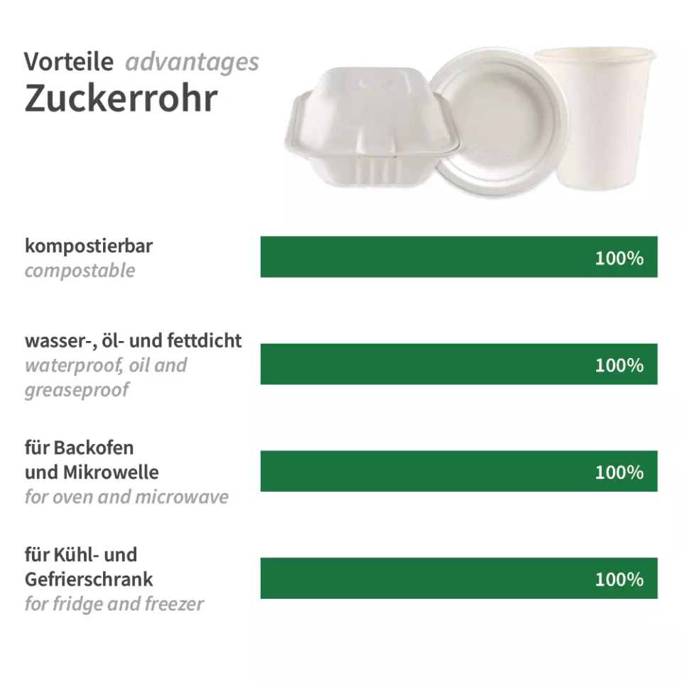 NATUREStar 411515, Bio-Bagasse Snackschalen, 236 x 135 x 55 mm, 800 ml, Oval, image 9, gallery thumbnail
