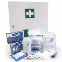 Franz Mensch 50200, First Aid Metal Cabinet for Food Industry, DIN 13157