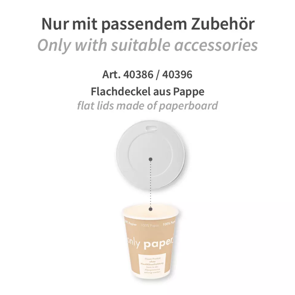 NATUREStar 403163, Bio-Karton Kaffeebecher, 400 ml / 16 oz, ø 90 mm, image 3, gallery thumbnail