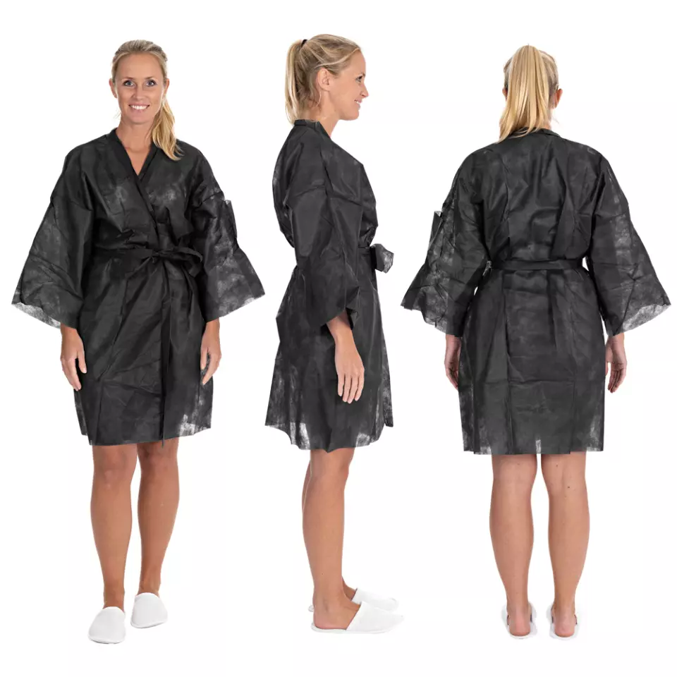 Hygostar 300204, PP Kimono, Black, image 2, gallery thumbnail
