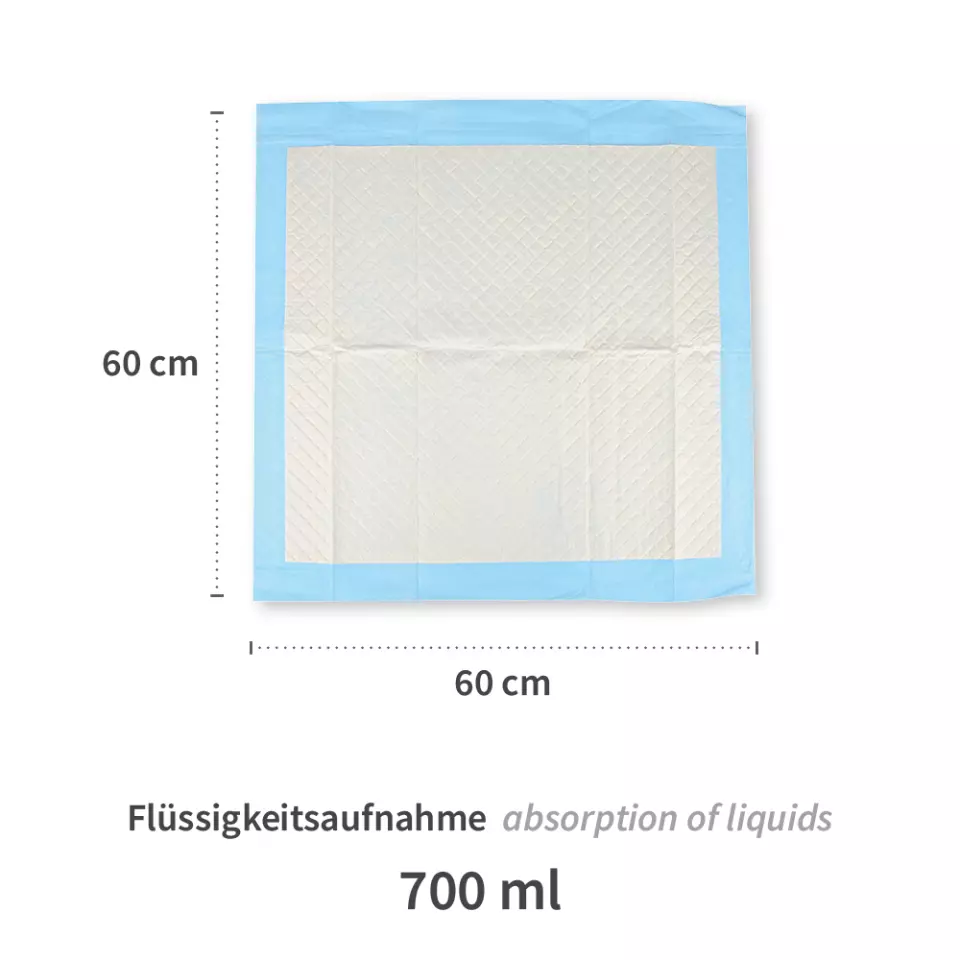 Hygostar 52784, PP/Cellulose/PE Underpads for Beds, 60 x cm, image 4, gallery thumbnail