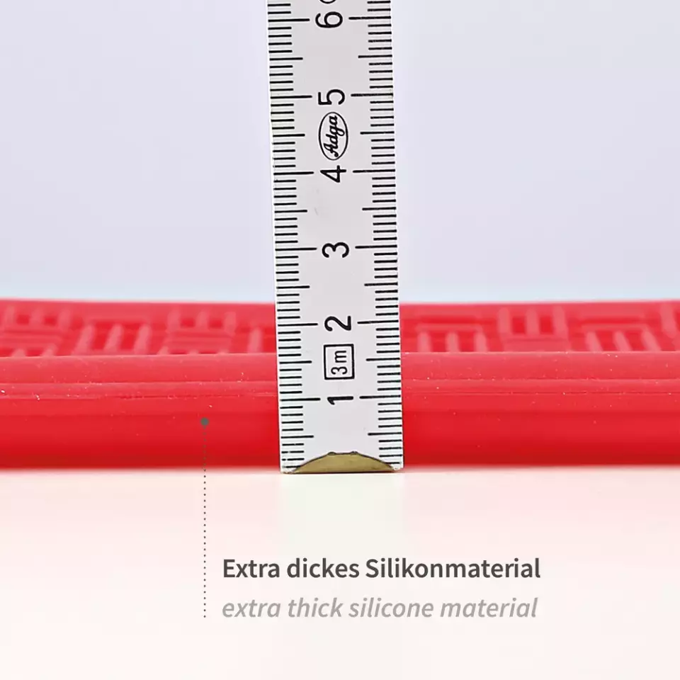 Hygostar 33217, Heatblocker Silikon-Ofenhandschuhe, 43 cm, Rot, image 9, gallery thumbnail