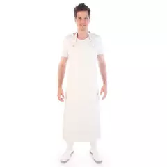 Hygostar 23047, Strong Nitrile/Rubber Aprons, 130 x 90 cm, 500 my, White
