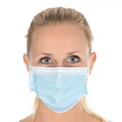 Hygostar 29146P, 3-lagige PP Gesichtsmasken für zivilen Gebrauch, Sparpackung, Blau