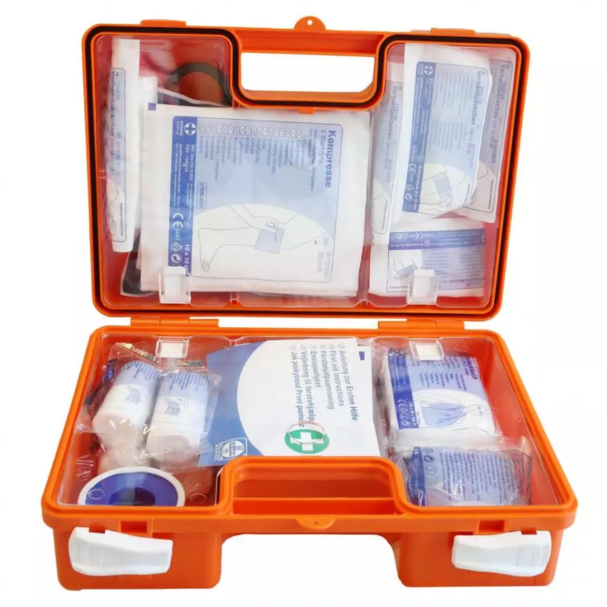 Franz Mensch 50065, Domino Detect Detectable First Aid Kit, DIN 13157, image 1, gallery thumbnail