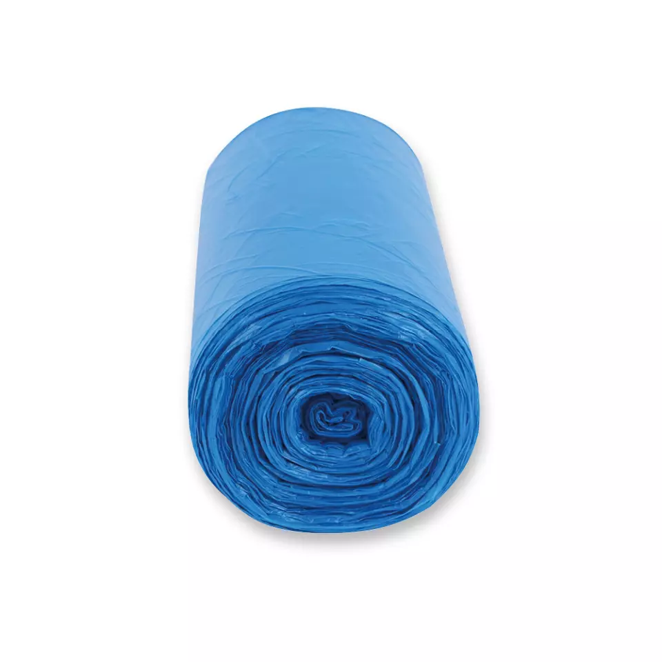 HygoClean 32576, Premium HDPE Waste Bags, 120 l, Blue, Roll, image 4, gallery thumbnail
