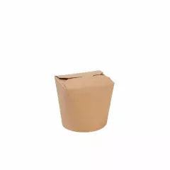 Greenbox DFC06840, Asia Cardboard Boxes 650 ml, Brown, PLA-Coated