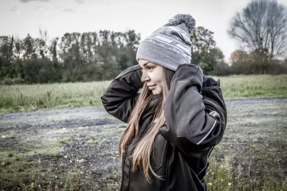 NITRAS 734, Beanie, Hellgrau, image 3, gallery thumbnail