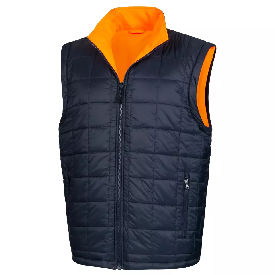 NITRAS 7179-4121, MOTION TEX VIZ PLUS Multifunktionale Warnschutzjacke, Neonorange/Marineblau, image 9, gallery thumbnail