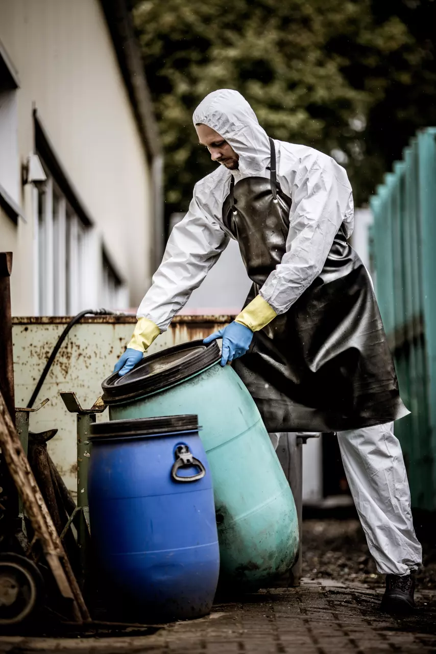 NITRAS 2500, GUNOVA Chemical Protective Aprons S 3/s, image 2, gallery thumbnail