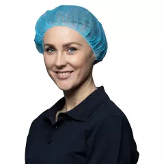 Nitras Medical 4002, Bouffant caps, light blue