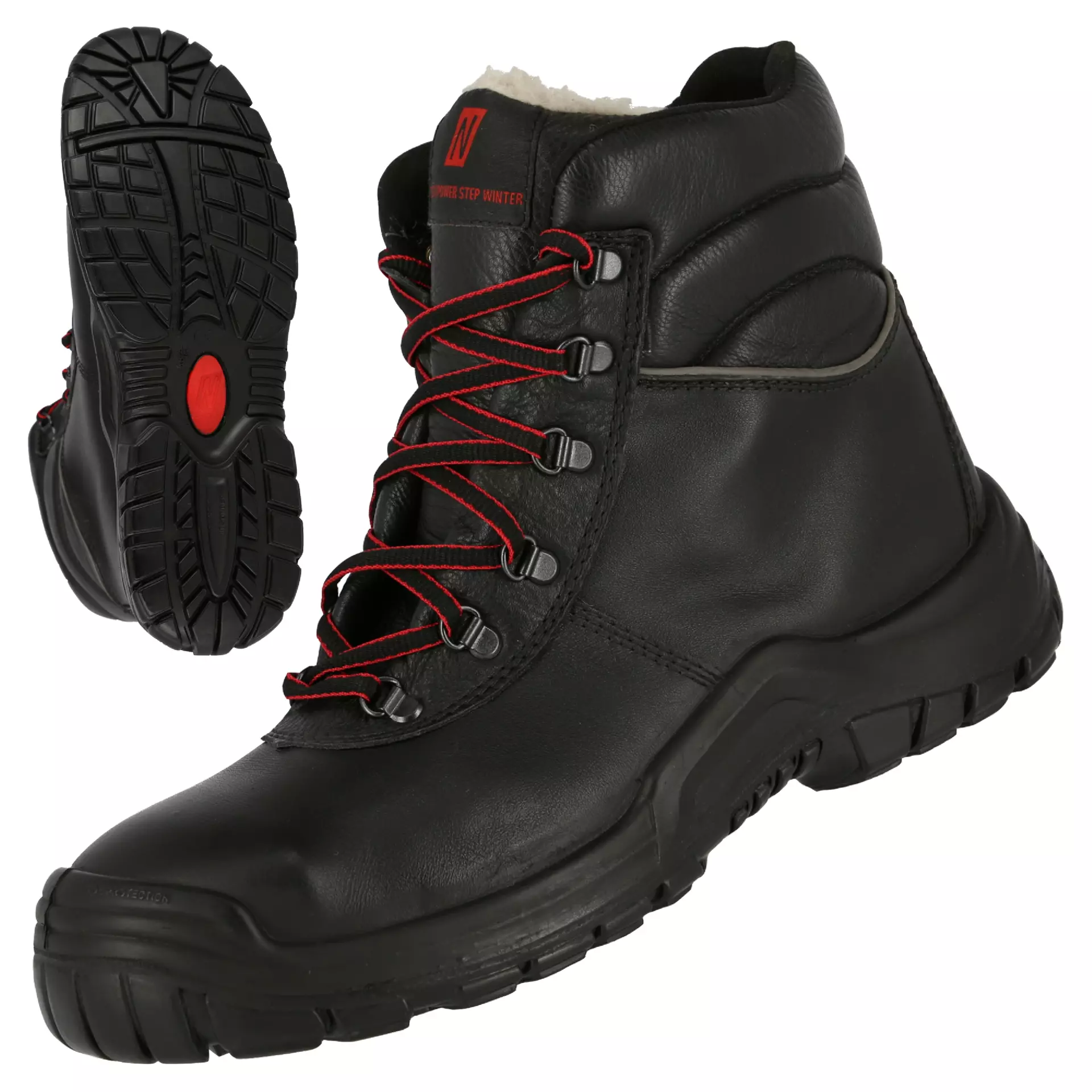 NITRAS 7213W, POWER STEP MID W S3 CI HRO Sicherheits-Winterstiefel, Schwarz, image 1