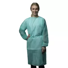 Nitras Medical 4540, PP-visitor coat, green, XXL