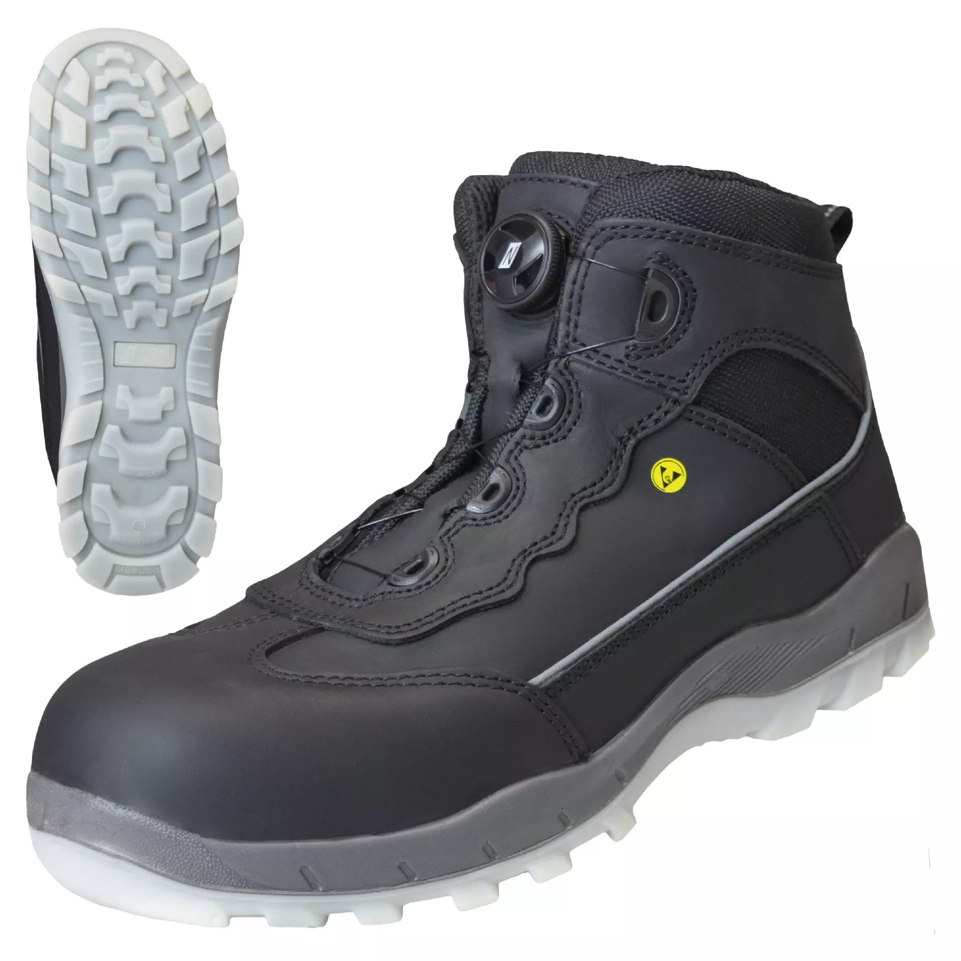 NITRAS 7307-1000, SPORT STEP MID FIT Safety Boots, Black, image 1