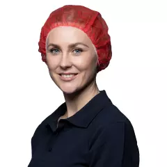 Nitras Medical 4003, Bouffant caps, red