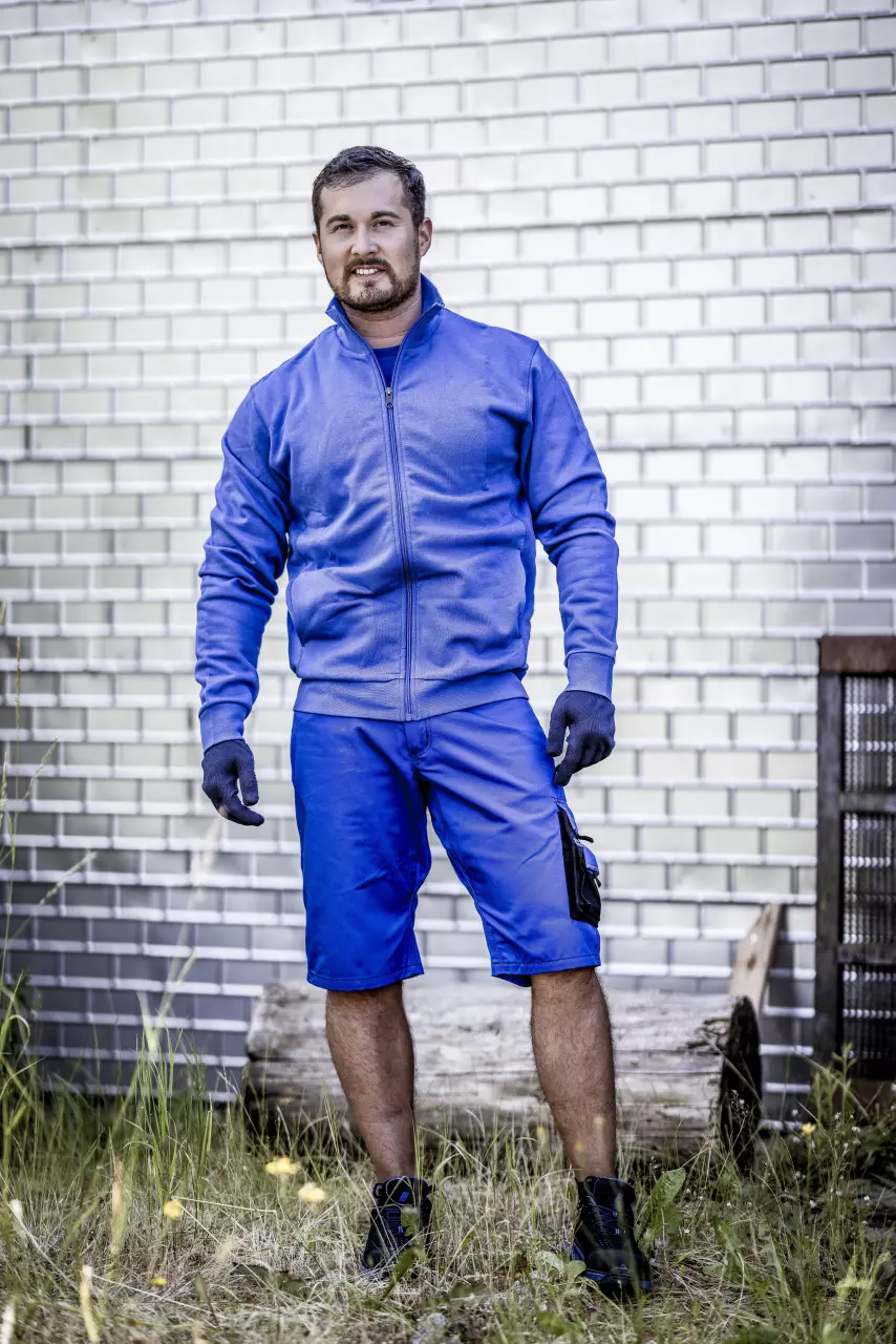 NITRAS 7020-2000, MOTION TEX LIGHT Sweaterjacket, Royal Blue, image 3, gallery thumbnail
