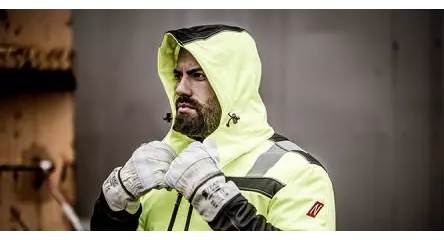 NITRAS 7171K, Removable Hood Neon Yellow, Neon Yellow, image 3, gallery thumbnail