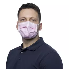 Nitras Medical 4334, PROTECT lääketieteellinen kasvonaamari, vaaleanpunainen