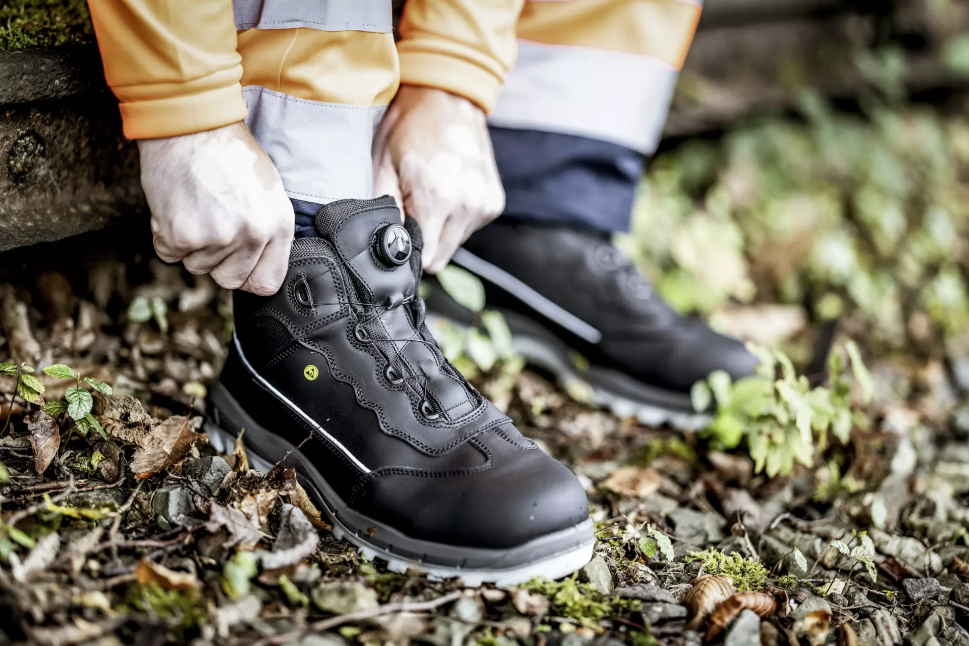NITRAS 7307-1000, SPORT STEP MID FIT Safety Boots, Black, image 3
