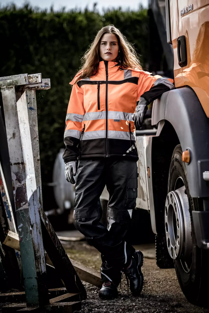 NITRAS 7610, MOTION TEX PLUS Arbeitshose, Schwarz, image 3, gallery thumbnail