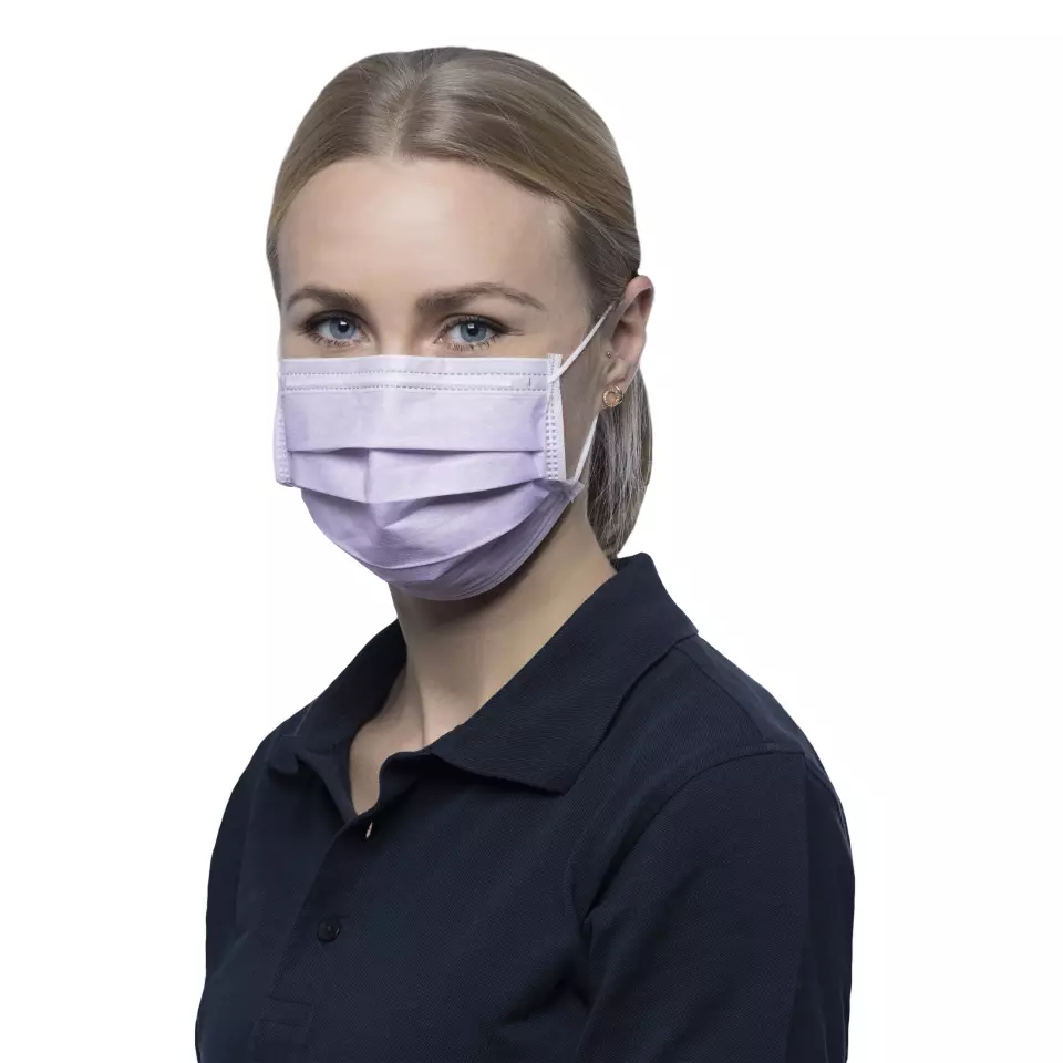 Nitras Medical 4323, SOFT PROTECT Medizinische Gesichtsmaske, Lavendel, image 1, gallery thumbnail