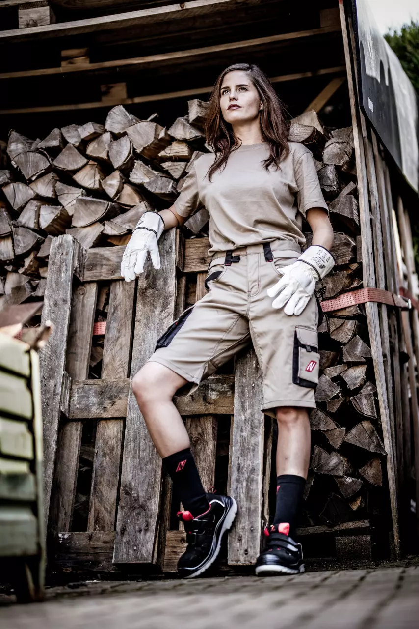 NITRAS 7005-5100, MOTION TEX LIGHT T-paita, khaki, image 3, gallery thumbnail