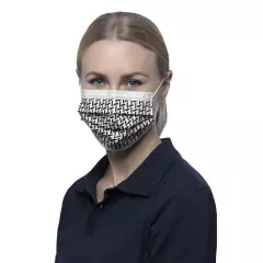 Nitras Medical 432800, SOFT PROTECT VOGUE Medizinische Gesichtsmaske, weiß/schwarz