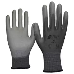 NITRAS 6205, Nylon Gloves, Grey