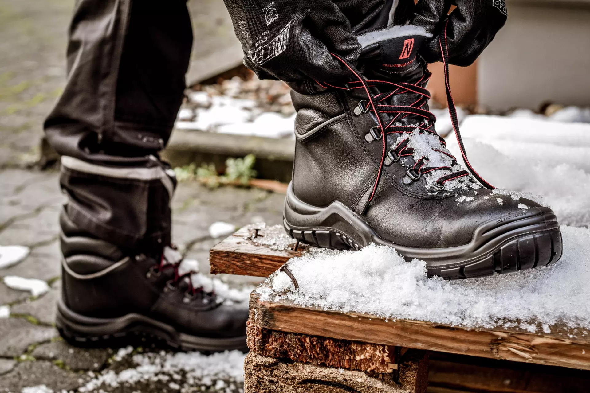 NITRAS 7213W, POWER STEP MID W S3 CI HRO Sicherheits-Winterstiefel, Schwarz, image 3
