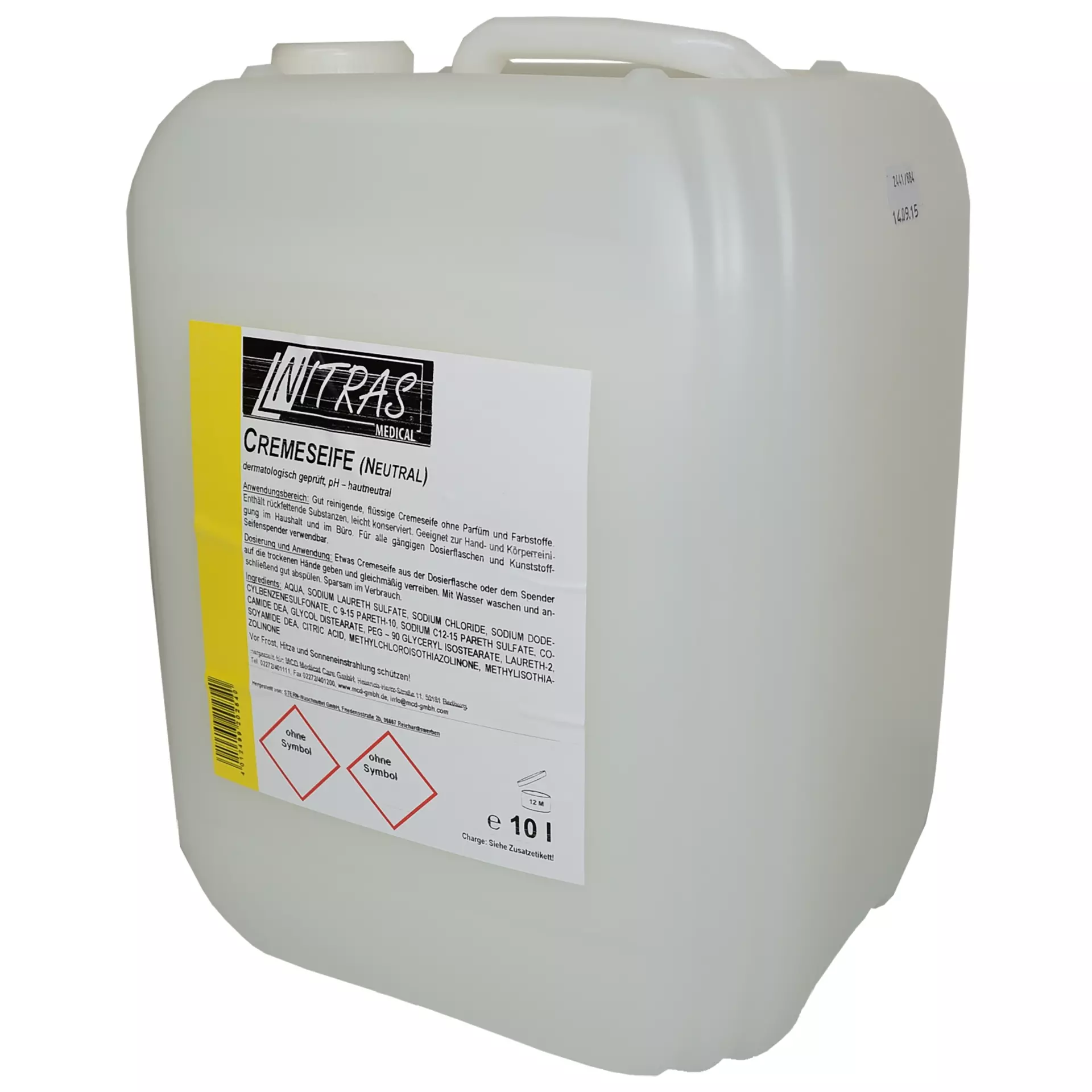 Nitras Medical 50010, Cremeseife, 10.000 ml, image 1