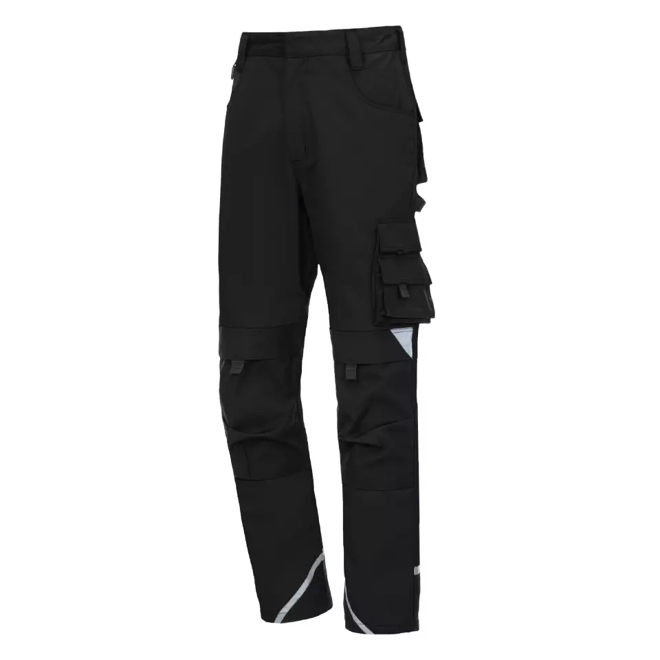 NITRAS 7610, MOTION TEX PLUS Arbeitshose, Schwarz, image 1, gallery thumbnail