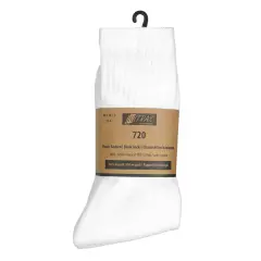 NITRAS 720-1100, Basic Socks Cotton / Polyester /elastane, White
