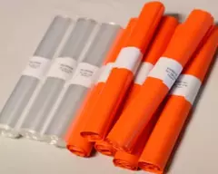 Sauplast 016-100160, 240L Transparent Perforated Trash Bags